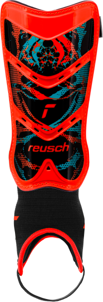 Reusch Shinguard Attrakt Pro 5377043 3335 black red front